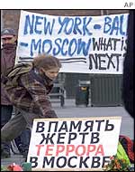 Russians protest against Denmark holding the Chechen conference