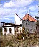 Damaged home in Croatia