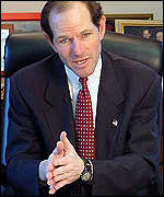 New York attorney general Eliot Spitzer