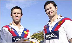 Paul Sculthorpe (left) and Andy Farrell