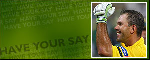 Aussie one-day skipper Ricky Ponting 