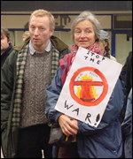 Many people are against military action