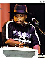 Jam Master Jay performing in Finsbury Park, London, in 2001