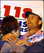 grief-stricken parents at the scene 