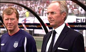 Steve McClaren (left) and Sven-Goran Eriksson