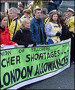 NUT protest in March