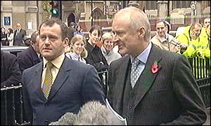 Paul Burrell outside court