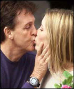 Sir Paul McCartney and Heather Mills