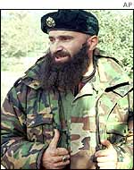 Chechen warlord Shamil Basayev