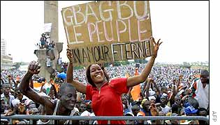 Pro-Gbagbo rally in Abidjan