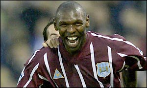 Shaun Goater celebrates his 71st-minute winner