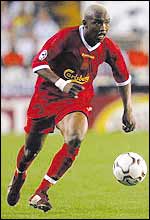 El Hadji Diouf joined Liverpool this season