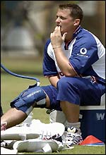 Gough is disappointed with his swollen knee