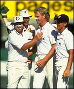 Graham Dilley hit form on the third day