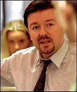 Ricky Gervais as The Office's David Brent