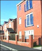 A scene from the redeveloped Hulme