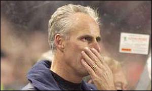 Mick McCarthy was heavily criticised in the Irish newspapers after the Republic lost to Switzerland in a Euro 2004 qualifier