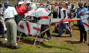 Ugandan made helicopter