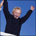 M&S childrenswear modelled by young boy