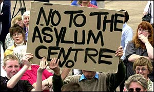 Throckmorton protests