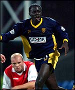 Patrick Agyemang gave Wimbledon the lead