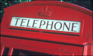 Red phone box