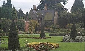 The Rose Garden is part of the 333-acre park that surrounds the abbey