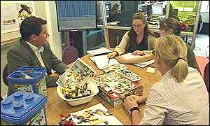 An advertising discussion