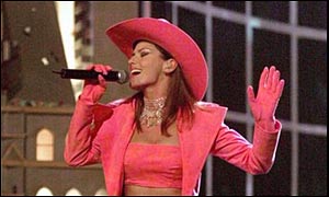 Shania Twain will play at the awards