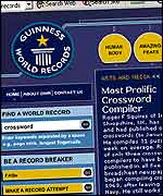Guinness Book of Records website