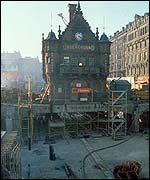 St Enoch station during modernisation