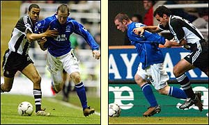 With the full time score at 2-2 after a Newcastle fightback, the game is forced into extra time