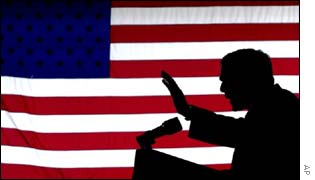 US President George W Bush