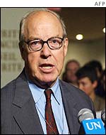UN chief weapons inspector Hans Blix