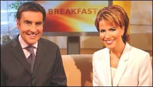 Dermot Murnaghan and Natasha Kaplinsky