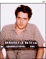 Hugh Grant mugshot