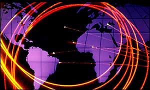 Map of UK with cables superimposed