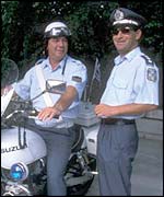 Greek police in Athens