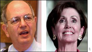 Martin Frost and Nancy Pelosi will fight for leadership of the Democratic party