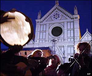 Music event by protesters