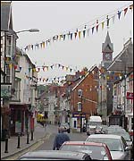 Cardigan town centre
