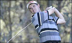 Padraig Harrington in action in the Volvo Masters