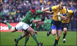 Ireland tackled tremendously to unsettle the Australians