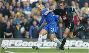 Eidur Gudjohnsen scores twice to give Chelsea a deserved win against Birmingham