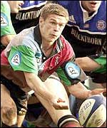 Harlequins Nick Duncombe claimed a second-half try
