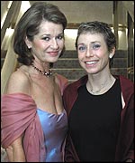 Jane Tomlinson with Stephanie Beacham