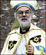 Rowan Williams in all his finery