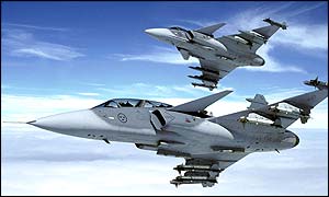 Gripen fighter jet