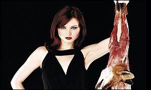 Sophoie Ellis Bextor in the new PETA poster