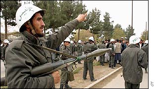 Police armed with RPG7 rocket launcher